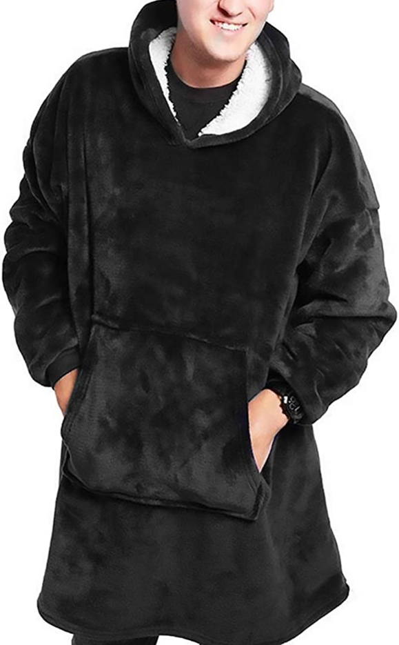 The Blanket Hoodie - Black (One size fits all)