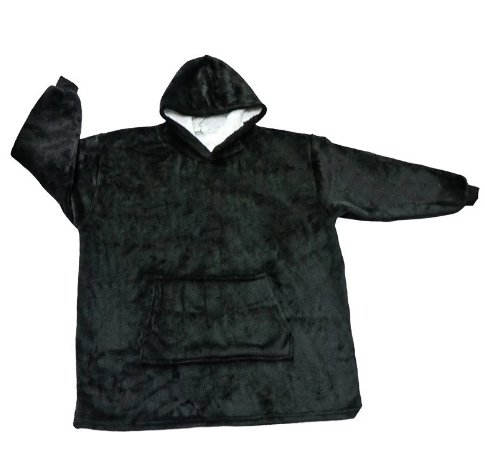 The Blanket Hoodie - Black (One size fits all)